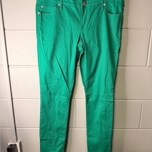Express Women's Skinny Jeans in Green